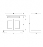 Washington Wall Hung Rimless WC with Soft Close Seat White - RAK Ceramics 