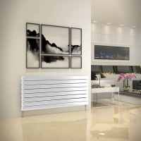 DQ Dune 1600 x 460 Stainless Steel Vertical Radiator Brushed Finish