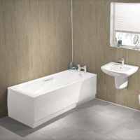 Linea White Showerwall Panels