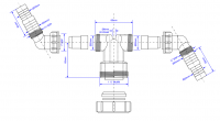 McAlpine V33S short Domestic Appliance tee 1.1/2"