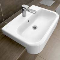 Ankam 495x415mm 1TH Semi Recessed Basin