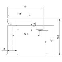 Villeroy & Boch Square Thermostatic Exposed Shower Set With Riser Rail Matt Black