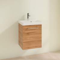 Villeroy & Boch Avento 580mm Bathroom Vanity Unit And Basin 2 Drawers Crystal White