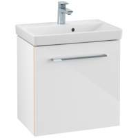 Villeroy & Boch Avento 530mm Bathroom Vanity Unit And Basin 1 Door Crystal White