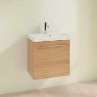 Villeroy & Boch Avento 780mm Bathroom Vanity Unit And Basin 2 Drawers Nordic Oak