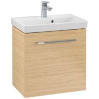 Villeroy & Boch Avento 530mm Bathroom Vanity Unit And Basin 1 Door Nordic Oak