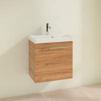 Villeroy & Boch Avento 780mm Bathroom Vanity Unit And Basin 2 Drawers Nordic Oak