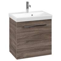 Villeroy & Boch Avento 530mm Bathroom Vanity Unit And Basin 1 Door Stone Oak