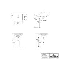 Easi Plan Modular Basin Fixing Frame - White