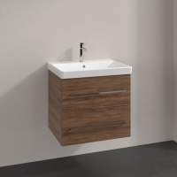 Villeroy & Boch Avento 580mm Bathroom Vanity Unit And Basin 2 Drawers Arizona Oak