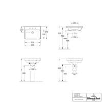 Villeroy & Boch More To See Lite Round LED Bathroom Mirror 850mm 