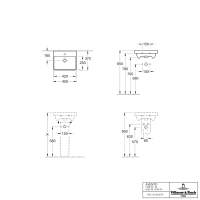 Easi Plan Modular Basin Fixing Frame - White