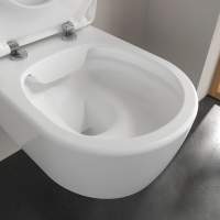 Feeling Matt Cappuccino Wall Hung Rimless WC inc Soft Close Seat - RAK Ceramics