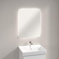 Villeroy & Boch Avento 340mm Right Hand 1 Door Bathroom Vanity Unit And Right Hand Basin - Crystal Grey