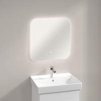 Villeroy & Boch Avento 340mm Right Hand 1 Door Bathroom Vanity Unit And Left Hand Basin - Crystal White