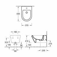 VitrA S50 Floor  Standing Bidet