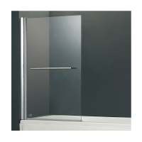 Vessini E Series One Part Bath Shower Screen 800 x 1410 x 6mm