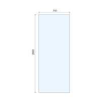 Supreme 900mm Wetroom Panel, Support Bar & 300mm Rotatable Panel