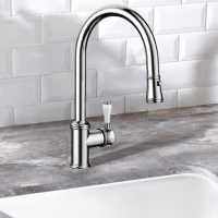 Blanco Lanora Twin Brushed Steel Kitchen Tap -  526702