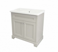 Washington Traditional Vanity Unit Grey with Cermaic Basin 800 - RAK Ceramics