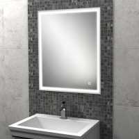 HiB Qubic 50 LED Bathroom Mirror Cabinet - 46400