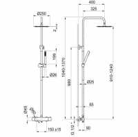 Niagara  Arlington Traditional Chrome Dual Head Shower