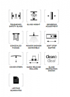 Aquadart Venturi 6 900mm Quadrant Shower Enclosure