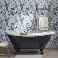 Victorian Floral Sage - Showerwall Acrylic