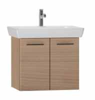 VitrA S20 650mm Golden Cherry Double Door Wall Hung Unit inc Basin