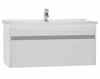 VitrA S50 1000mm Vanity Unit with Drawer & Basin - Gloss White