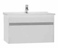 VitrA S50 800mm Vanity Unit with Drawer & Basin - Gloss White