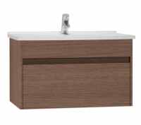 VitrA S50 800mm Vanity Unit with Drawer & Basin - Oak