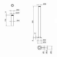 Burlington Pipe Shrouds With Horizontal Support Bar