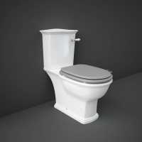 Washington High Level Cistern and WC with Soft Close Seat Cappuccino - RAK Ceramics