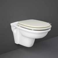 Washington Wall Hung Rimless WC with Soft Close Seat Greige - RAK Ceramics