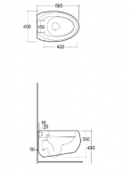 Villeroy & Boch Avento Wall-Mounted Toilet With Slim Seat