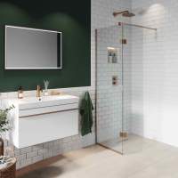 1200mm Sliding Wetroom Screen - Rolla 8 By Aquadart