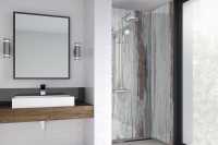 Wetwall Light Stone Shower Panel