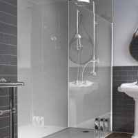 Washed Charcoal Showerwall Panels