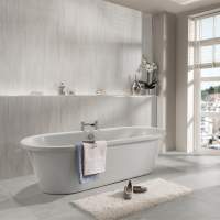 Atlantis White Metro Tile Panel 1200mm (W) x 2400mm (H)