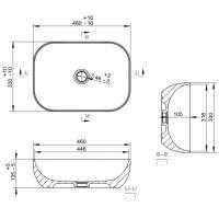 Clearwater Teardrop Countertop Basin 