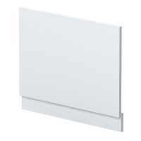 Gloss White Wood Bath Panel 1700mm by The White Space