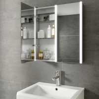 HIB Vapor 80 Illuminated LED Bathroom Cabinet - 800mm