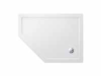 Zamori Pentangle Shower Tray - 1200 x 900 - Left Hand - Z1403