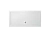 Zamori Rectangle Shower Tray 1600 x 800mm - Centre waste - Z1231