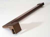 Abacus Wetroom Glass 1100mm Wall Support Arm Brushed Bronze