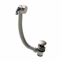 Abacus Brushed Nickel Overflow Bath Filler Tap 