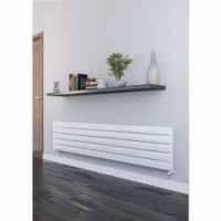 DQ Cove Brushed Stainless Steel Single Sided 1800 x 295 Vertical Radiator