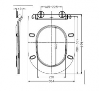 Elgin Q Soft Close Toilet Seat - Quick Release - Highlife Bathrooms 