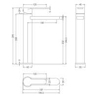 Francis Pegler Ebro SL Monobloc Basin Mixer Tap